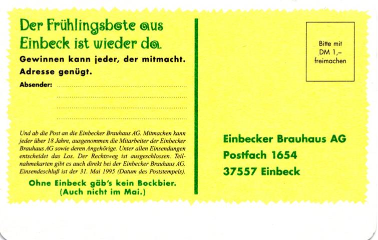 einbeck nom-ni einbecker recht 3b (180-postkarte-schwarzgrngelb 1995)